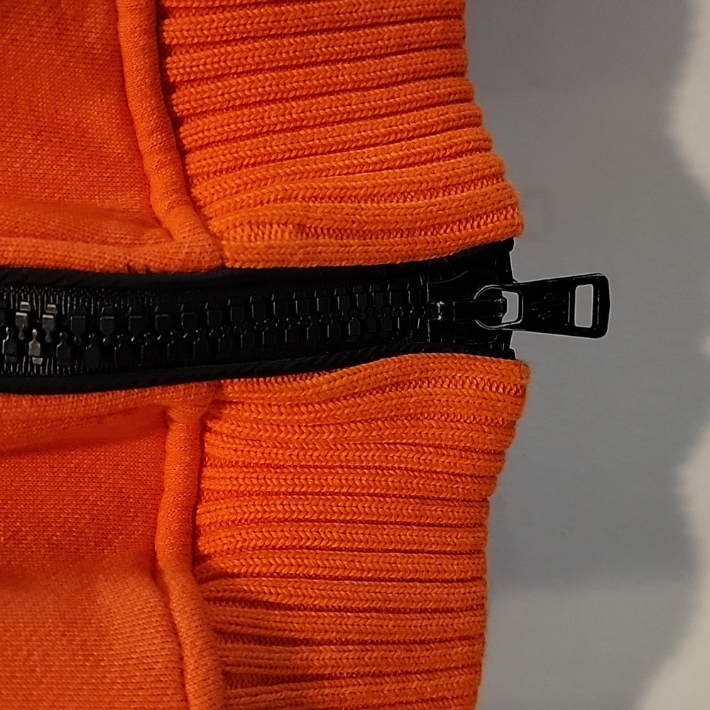 Moncler Off White Rare Orange Hoodie Jacket xxxl - Picture 7 of 16